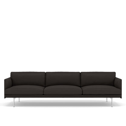 OUTLINE SOFA / 3 1/2-SEATER - ALUMINUM BASE