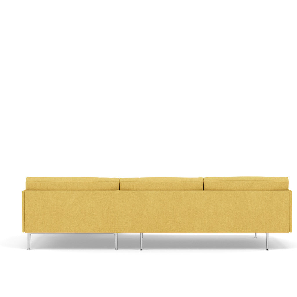 Outline Sofa / Chaise Lounge - Right- Aluminum Base