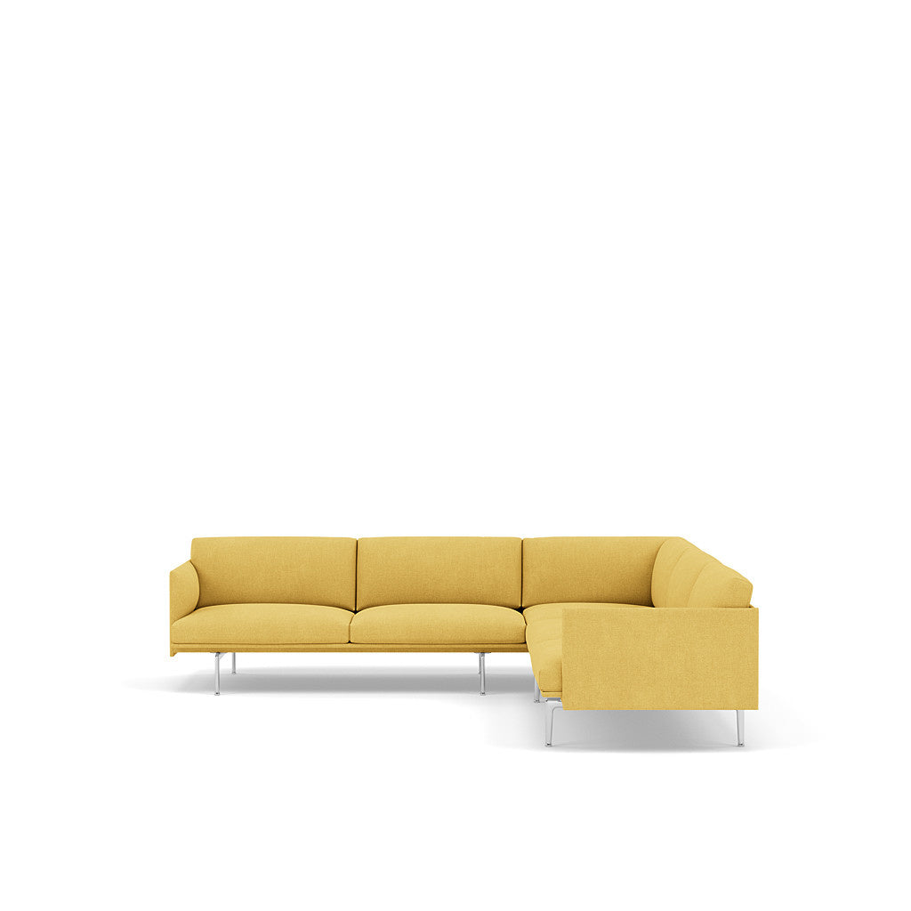 OUTLINE SOFA / CORNER - ALUMINUM BASE