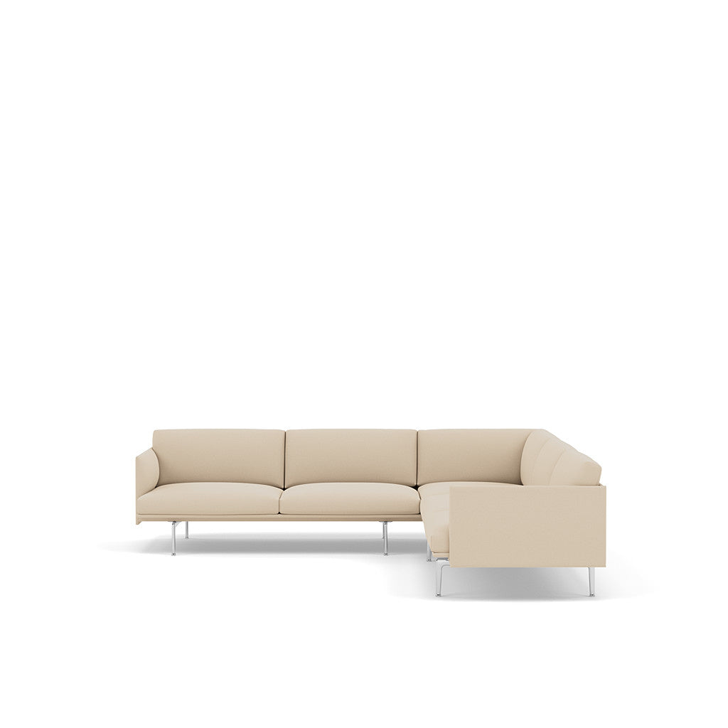 OUTLINE SOFA / CORNER - ALUMINUM BASE