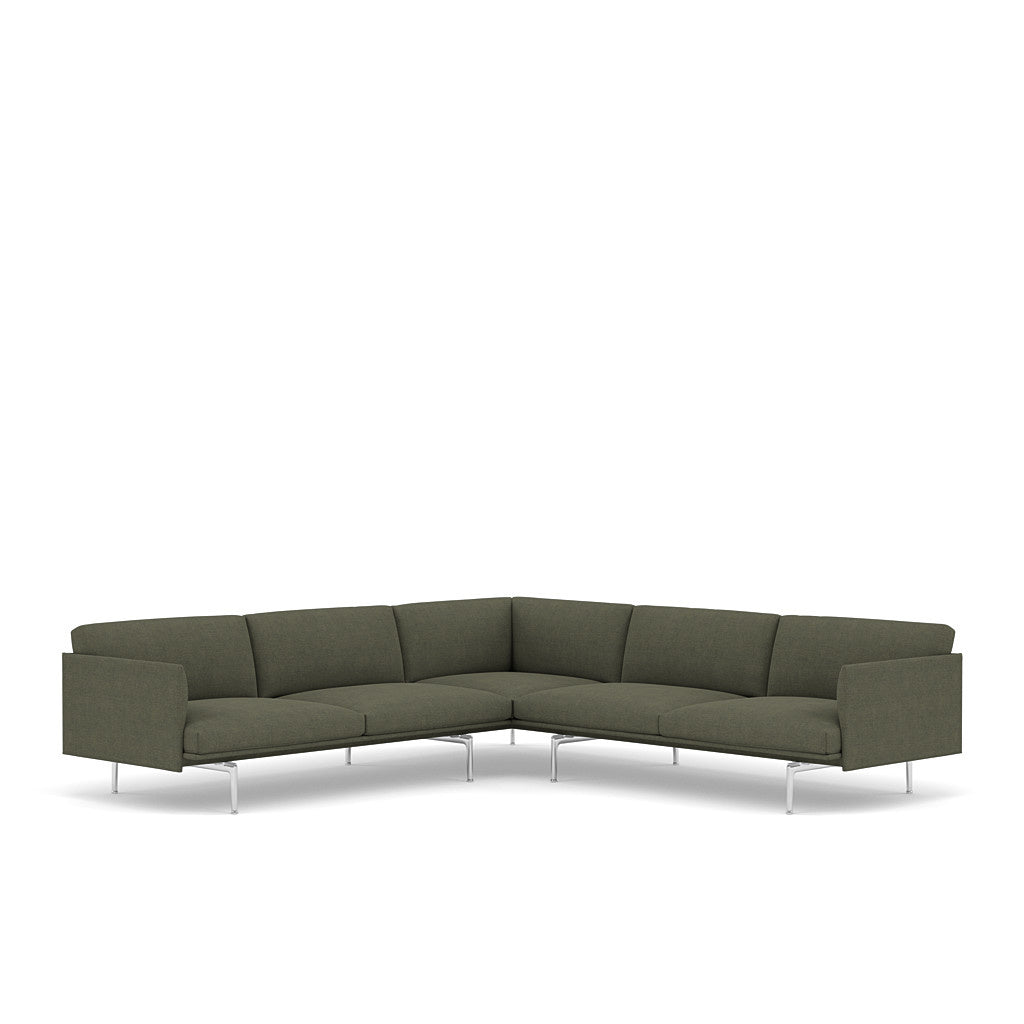 OUTLINE SOFA / CORNER - ALUMINUM BASE