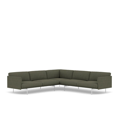 OUTLINE SOFA / CORNER - ALUMINUM BASE