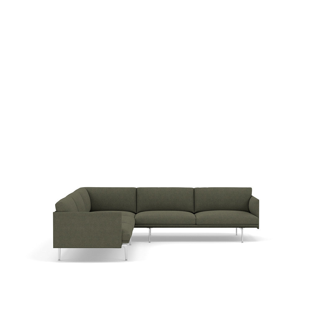 OUTLINE SOFA / CORNER - ALUMINUM BASE