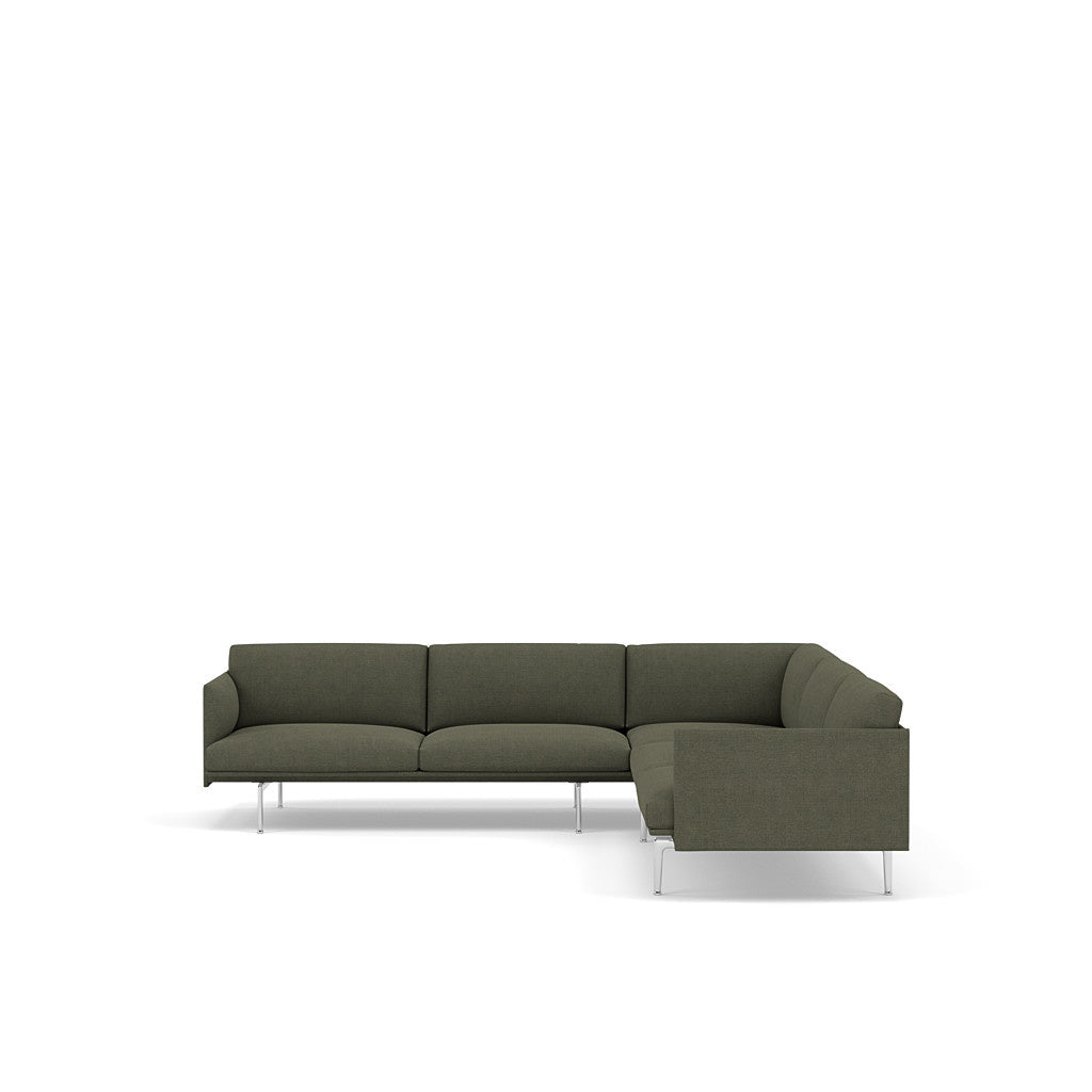 OUTLINE SOFA / CORNER - ALUMINUM BASE