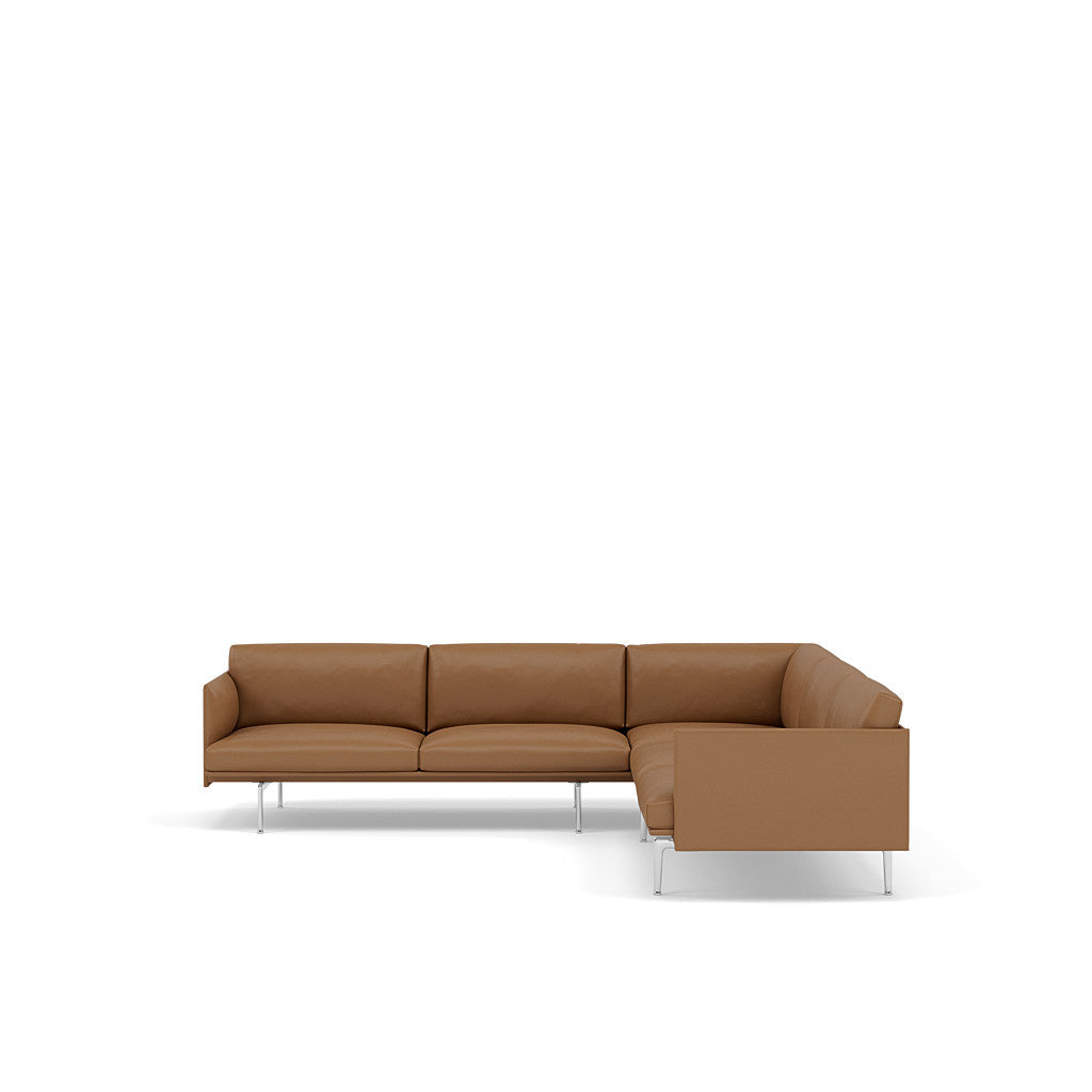 OUTLINE SOFA / CORNER - ALUMINUM BASE