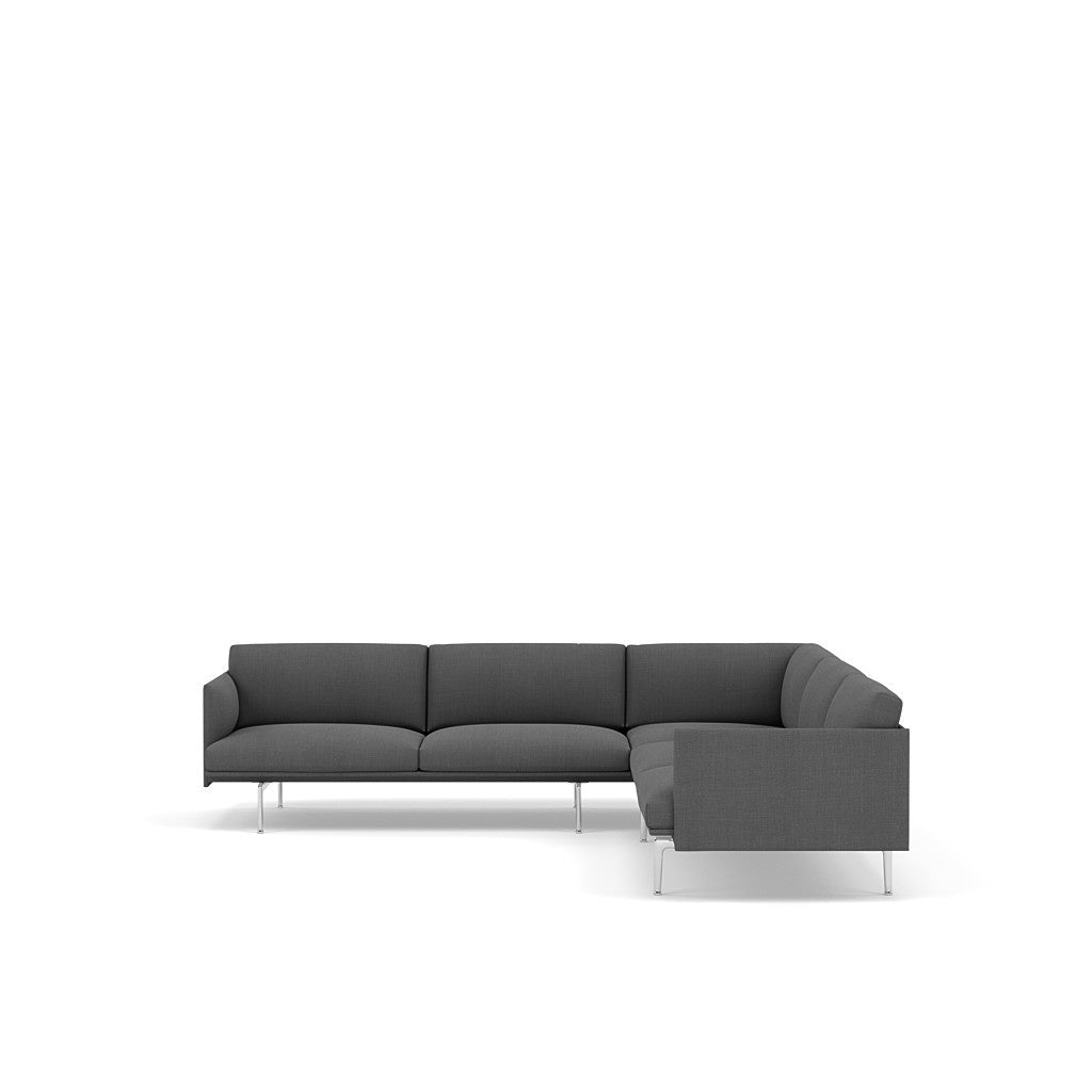 OUTLINE SOFA / CORNER - ALUMINUM BASE