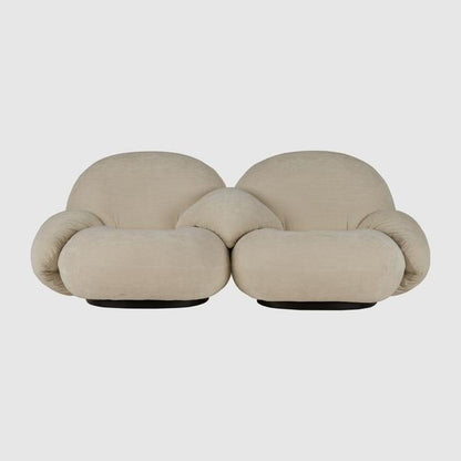 Pacha Sofa - Fully Upholstered, 2-seater with armrests incl. middle armrest