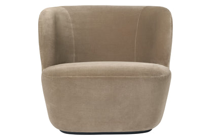 Stay Lounge Chair - Fully Upholstered, Large, Black base