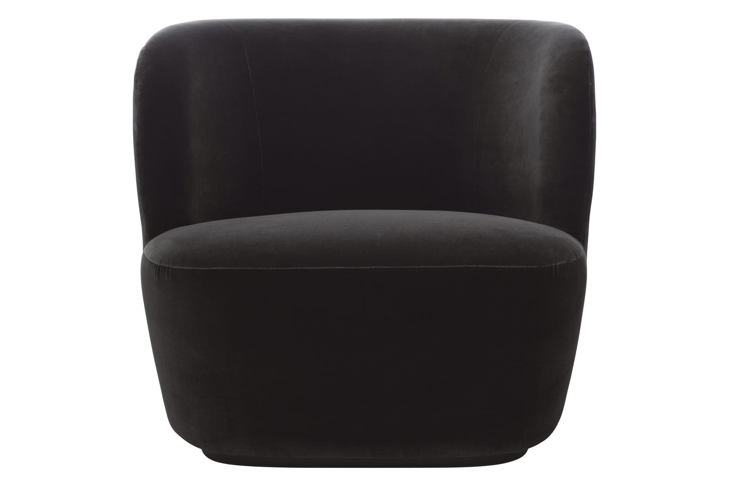 Stay Lounge Chair - Fully Upholstered, Large, Black base