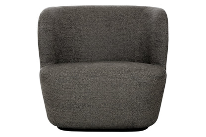 Stay Lounge Chair - Fully Upholstered, Large, Black base