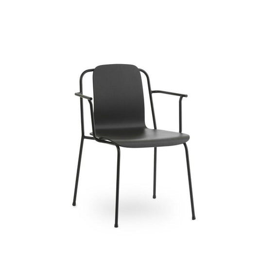 Studio Armchair Black Steel
