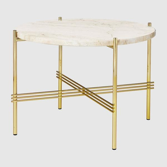 TS Coffee Table - Round, Ø55, Brass base