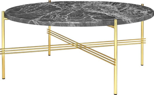 TS Coffee Table - Round, Ø80, Brass Base