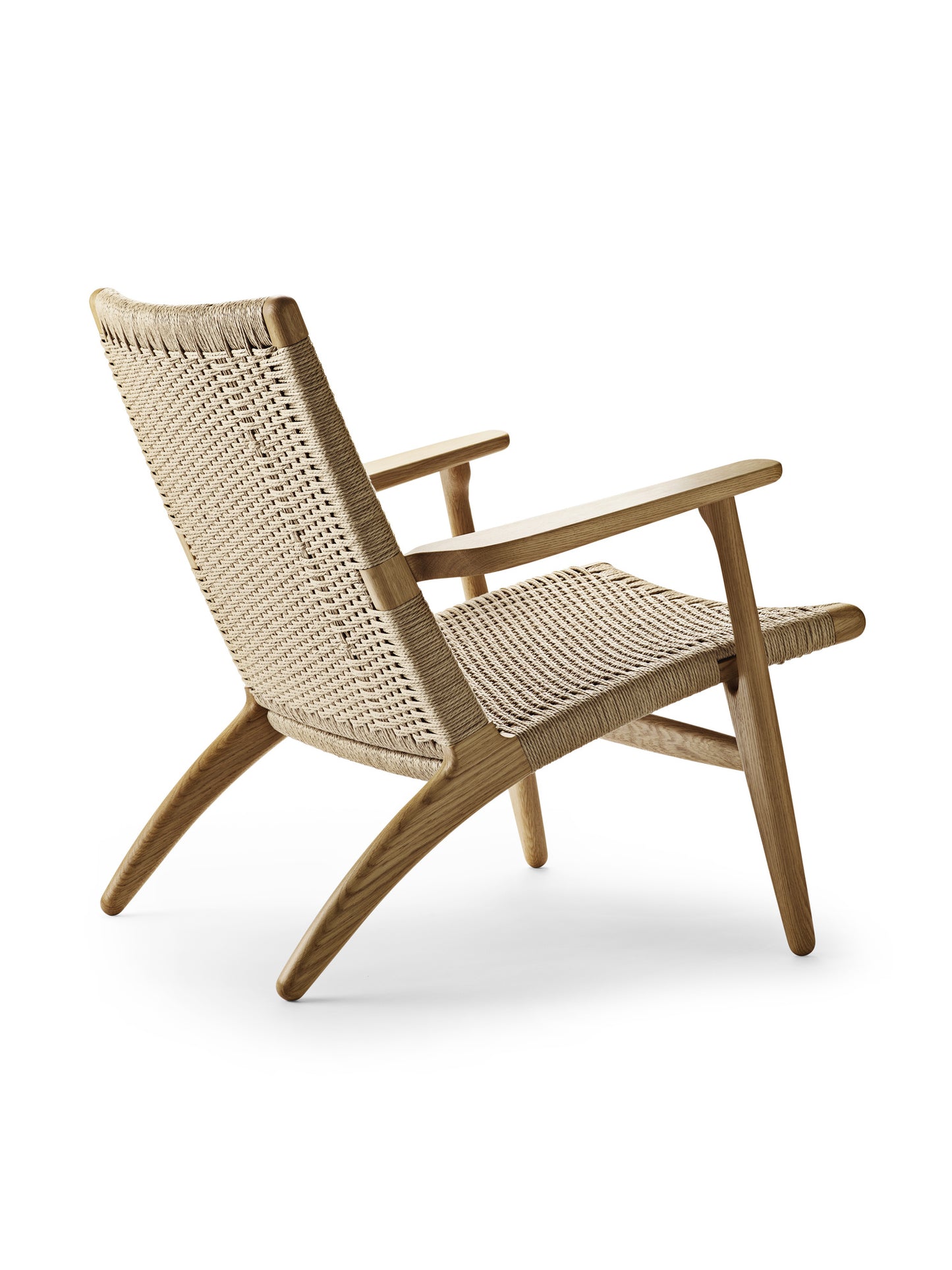 CH25 Lounge Chair Natural Cord