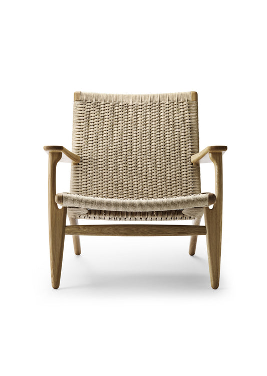 CH25 Lounge Chair Natural Cord