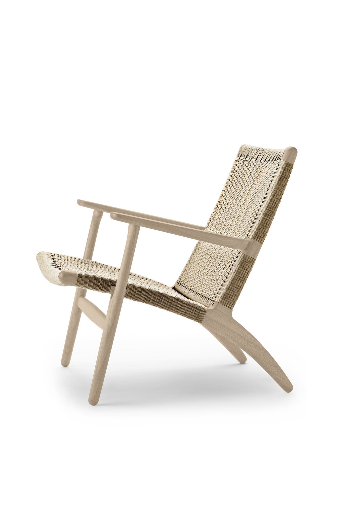 CH25 Lounge Chair Natural Cord
