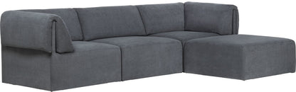 Wonder Sofa - Fully Upholstered, 3-seater with Chaise Lounge, 280x185