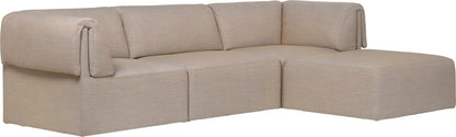 Wonder Sofa - Fully Upholstered, 3-seater with Chaise Lounge, 280x185