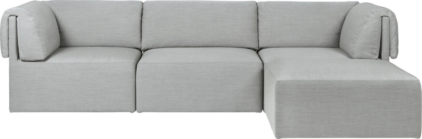 Wonder Sofa - Fully Upholstered, 3-seater with Chaise Lounge, 280x185