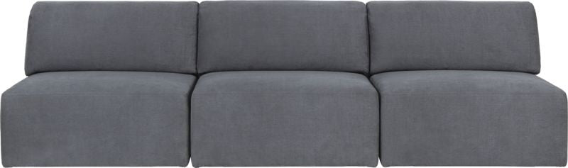 Wonder Sofa - Fully Upholstered, 3-seater without armrests, 270x95