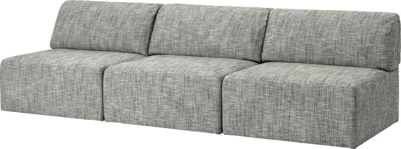 Wonder Sofa - Fully Upholstered, 3-seater without armrests, 270x95