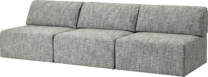 Wonder Sofa - Fully Upholstered, 3-seater without armrests, 270x95