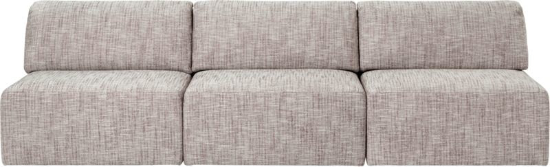 Wonder Sofa - Fully Upholstered, 3-seater without armrests, 270x95