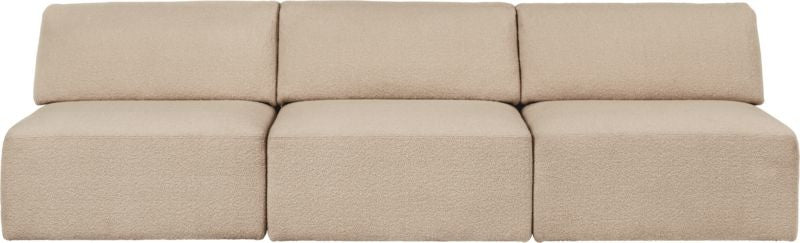 Wonder Sofa - Fully Upholstered, 3-seater without armrests, 270x95