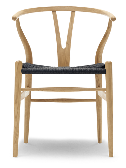 CH24 | WISHBONE CHAIR Black Cord