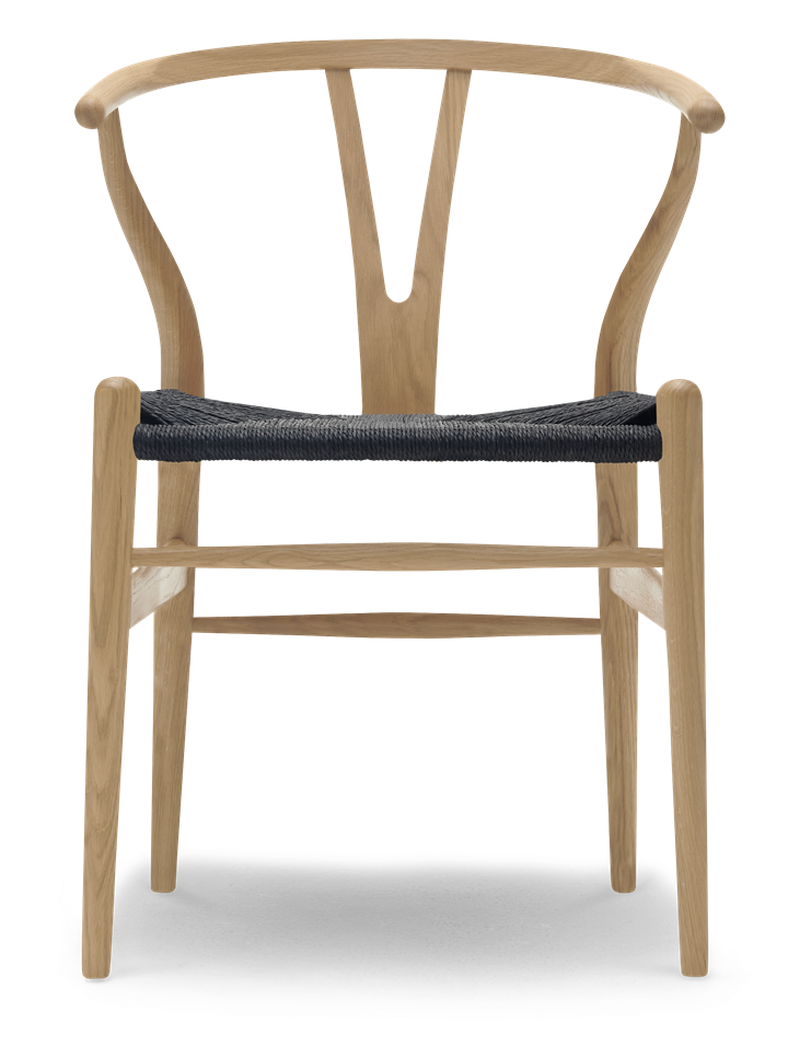 CH24 | WISHBONE CHAIR Black Cord