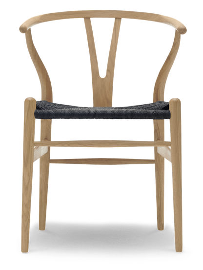 CH24 | WISHBONE CHAIR Black Cord
